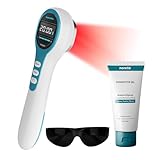 Norelie RedRevive Red Light Therapy Wand with Conductive Gel – Cold Laser Therapy for Daily Use on Joints & Muscles, Includes 50ml Gel Tube