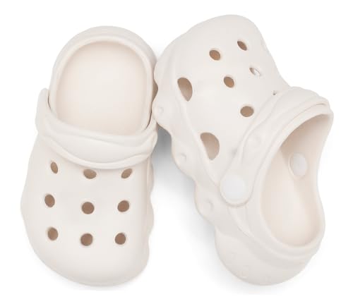 Image of INMINPIN Kids Cute Clogs Cartoon Garden Shoes Boys Girls Slides Slippers Indoor Outdoor Children Water Shower Beach Pool Sandals