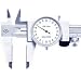 MeterTo Precision Stainless Steel Dial Calipers with Carbide-tipped Jaw 50mm Range 0-200mm Resolution 0.02mm Open Structure