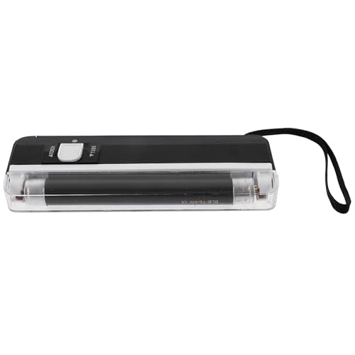 EXHUMKY Detector de Billetes Pequeño Portátil Luz LED y Luz Ultravioleta, Alta Precisión para Uso Diario en Oficinas, Bancos y Comercios, Detector de Profesional sin Batería