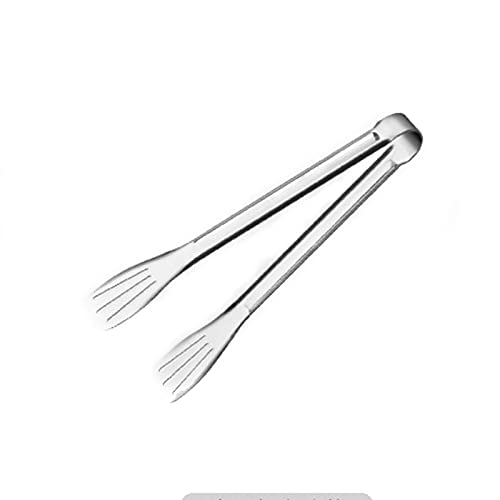 Pinzas de Cocina Pinzas de Acero Inoxidable, Antideslizantes, para Servir Buffet, repostería, Asas cómodas, Longitud: 24 cm