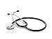 ADC Adscope Lite 612 Lightweight Platinum Clinician Stethoscope with Tunable AFD Technology, 30.5 inch Length, Black