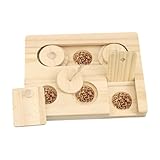 | Stimulation Multi-espèces : Ces jouets pour lapins conviennent aussi aux cochons d'Inde, hamsters, souris, gerbilles, hérissons et écureuils en proposant des activités variées qui soutiennent les actions instinctives. Cette stimulation favorise le bonheur et l'énergie, idéale pour les environnements partagés.