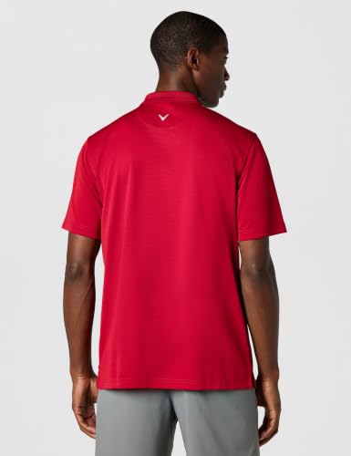 Callaway Men's Regular Short Sleeve Core Performance Golf Polo Shirt with Sun Protection (Size Small-4X Big & Tall), Chili Pepper, Medium - image 3