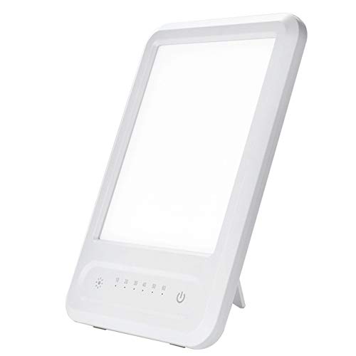 Tageslichtlampe Lichttherapielampe 10000 Lux Tageslicht,LED Daylight Tageslichtleuchte mit 3 Helligkeit UV freie SAD Lichttherapielampe für