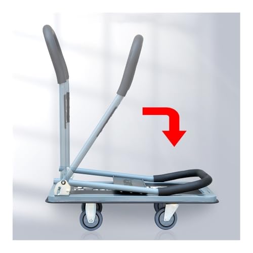 Carretilla plegable para carga ligera con 4 ruedas miniatura 3