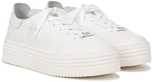 Sam Edelman Women's Pippy Sneaker, White Leather, 8.5 | Image 3