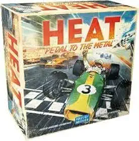 Galápagos, Heat: Pedal to the Metal, Jogo de Tabuleiro Competitivo, 1 a 6 jogadores, 60 minutos de partidas