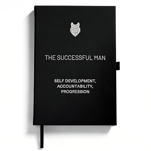 Odetina Successful Man Journal 90-Day Accountability Planner For Personal Growth Guided Goal-Setting Notebook For Discipline Habit Tracker And Productivity Organizer For Adults
