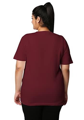 Image of Wear Your Opinion Women's S to 5XL Plain Solid 100% Cotton Unisex Boyfriend Fit T-Shirt (Design: Solid)