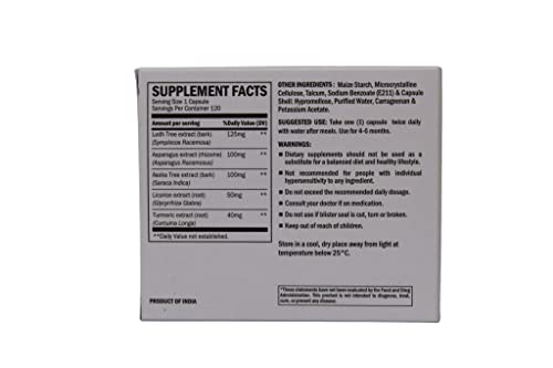 FEMICYCLE Ananta Medicare Limited Herbal Regulator for Menstrual Cycle Dietary Supplement - 120 Capsules - Image 3