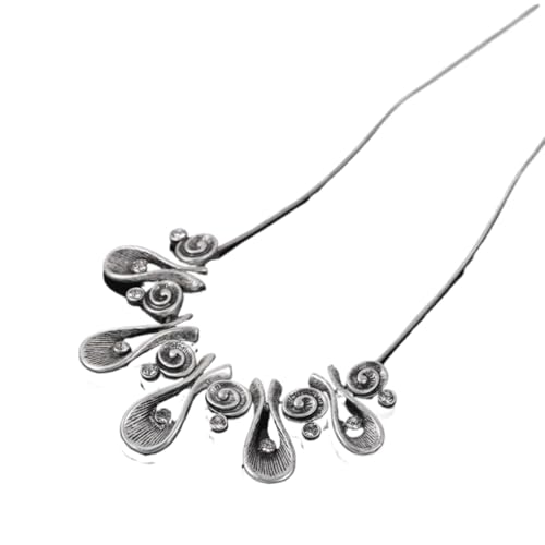 Collier pendentif chaîne pour hommes et femmes en acier géométrique