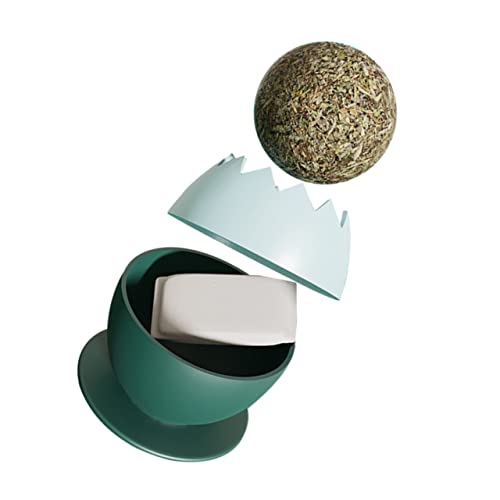 Yardwe Bolas De Hierba Gatera Accesorios para Gatos Juguetes Casa De Gato Palitos De Hierba Gatera para Gatos Autofelicidad del Gato Pellizco De Gato Gatito Sky-Blue El Plastico