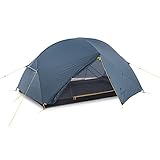 Naturehike Mongar 2人用 バックパッキングテント 3シーズン キャンプテント 二重構造 自立式 2人用テント キャンプ ハイキング サイクリング用 (210T ポリエステル - ブルー)