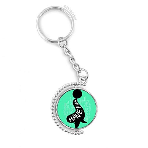 Clé anneau porte-keyholder seal rotatif contre les clés emmêlées dans la poche