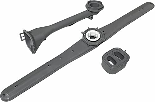  G GRIMALDI Kit Lavastoviglie compatibile con Smeg, Condotto Cestello + Girante Superiore + Settore Condotto, ricambio compatibile cucina
