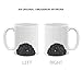 MUGBREW Black Toy Poodle Ceramic Coffee Mug Tea Cup, 11 OZ