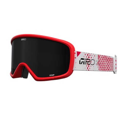 Image of Giro Stomp Kids Snow Goggle Red Fence - Ultra Black