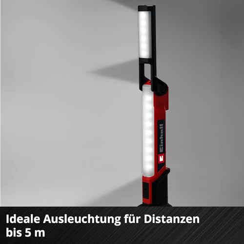 Einhell Akku-Lampe TE-CL 18/1000 S Li - Solo Power X-Change (18 V, klappbarer Leuchtkopf, 3 Leuchteinstellungen, 15 LEDs, 1000 Lumen, 5700 Kelvin, ohne Akku)