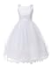 OLIVIA KOO Girls Graceful First Communion Dress (Size 2-16) White