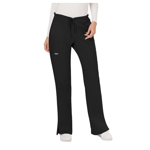 Why Do Nurses Wear Scrubs? Understanding Their Purpose and Benefits | Black Leggings Cherokee Women's Mid Rise Moderate Flare Drawstring Pant, Black, Large