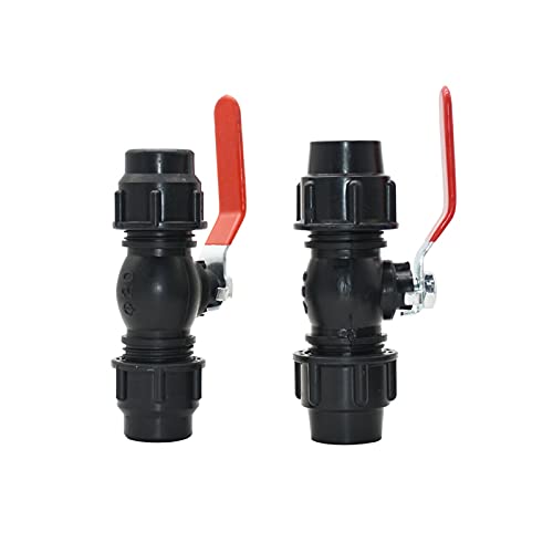 Conector rápido para riego eficiente de agua pulverizada con válvula de bola de alta resistencia 6
