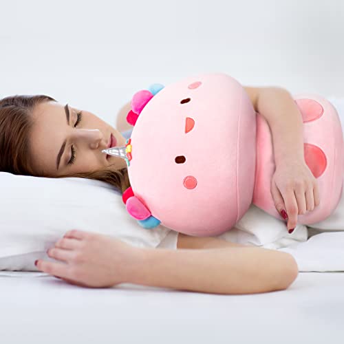Mewaii 14 Inch Mushroom Plush, Cute Axolotl Plush Pillow Soft Plushies Squishy Pillow, Cat Stuffed Animals Kawaii Plush Toys Home Decoration Gift For Girls Boys #TOP2