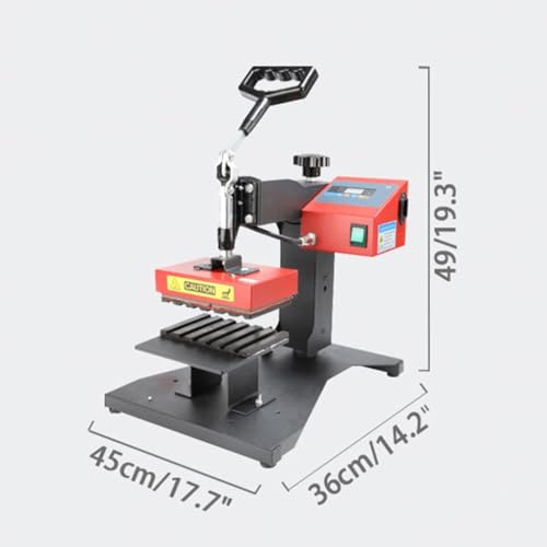 Máquina de sublimación para plumas 350 W con control de temperatura miniatura 5