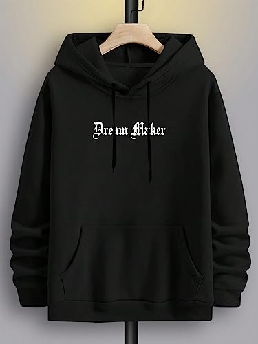 GORGLITTER Men's Oversized Graphic Hoodies Cool Designer Thermal Sweatshirt Anime Trendy Hoodies 20252