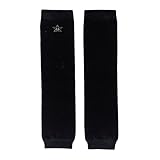 Huggalugs Girls Basic Black Legwarmers