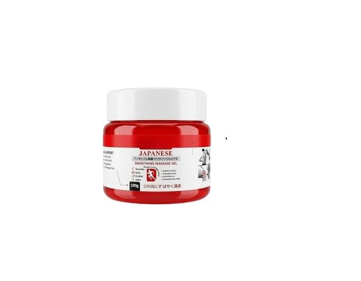 Japanese Red Massage Gel 100g | Herbal Deep Penetrating Body | Fast-Absorbing for Back, Neck, Shoulders, Knees, Arms & Legs | Non-Greasy Daily Body Care for Men & Women-image-11