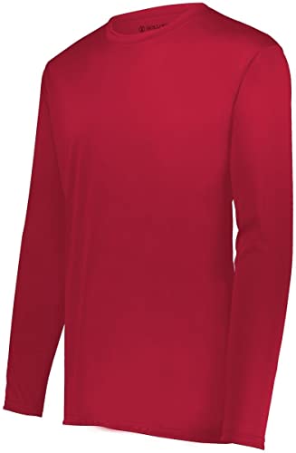 Holloway Momentum Long Sleeve Tee M Scarlet #TOP24