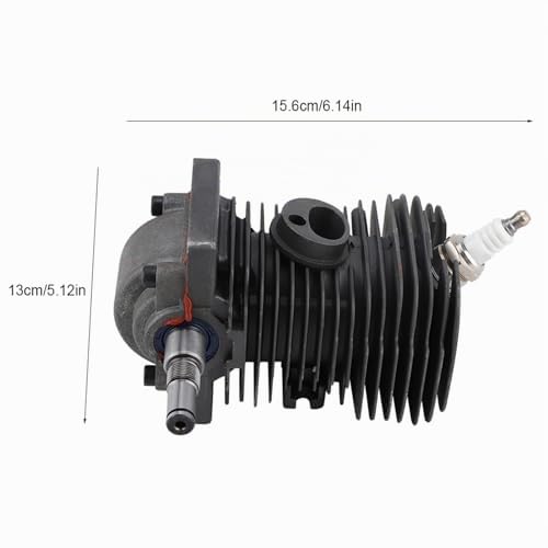 Eujgoov Set Albero Motore cilindrico di Ricambio ad Alte Prestazioni per Motosega MS180, 38 mm