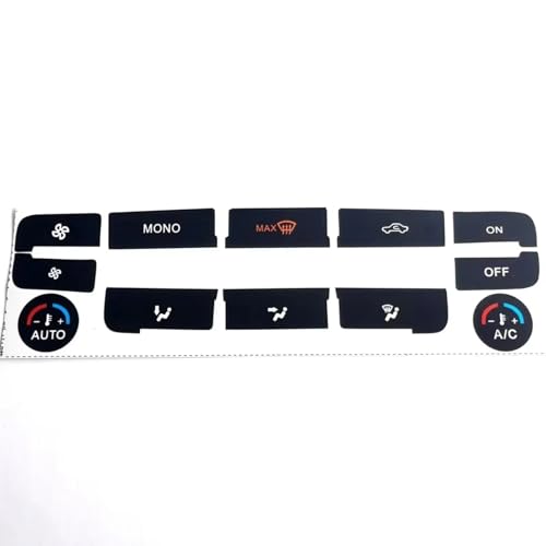 Kit réparation bouton climatisation Ford S-Max Mondeo noir mat