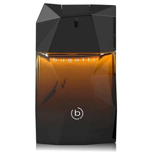 bugatti Parfüm Herren „unlimited amber“ 100 ml I Eau de Toilette Herren mit Bergamotte, Apfel, marinen Noten & Zedernholz I Frisch, elegant & ausgewogen I Aromatisch-ambriertes Männer Parfüm