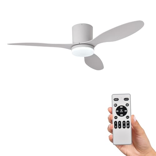 Ventilador de Techo con Luz y Mando a Distancia 106cm (42