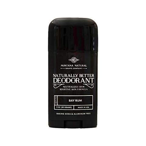 MNSC Bay Rum Naturally Better Deodorant - Magnesium and Activated Charcoal - Sensitive Skin Formula, Aluminum-Free, Baking Soda-Free, All-Natural, Plant-Derived, Made in USA Cover