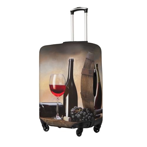 Grape Wine Print Suitcase Cover Luggage Protector Washable Elastic Fashionable Travel Gear Cover2