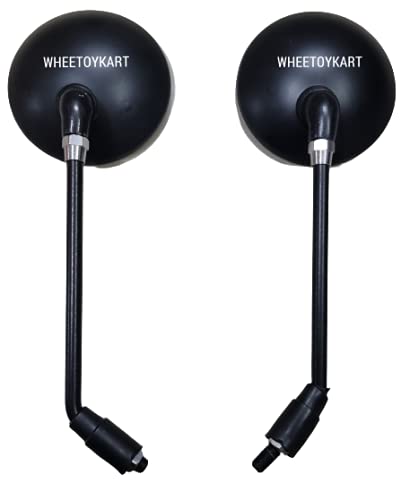 WHEETOYKART® Bike Enfield Classic 350/500 Black Mirror (Direct Fit