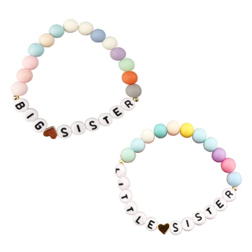 Image of Sister's Big Bracelet Gift, Little Girls' Sister Jewelry