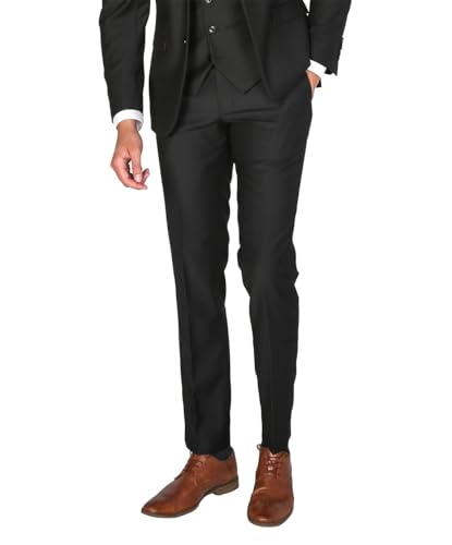 Men’s Boys Tailored Fit Formal Suits Father and Son Matching 3 Piece Wedding Outfit