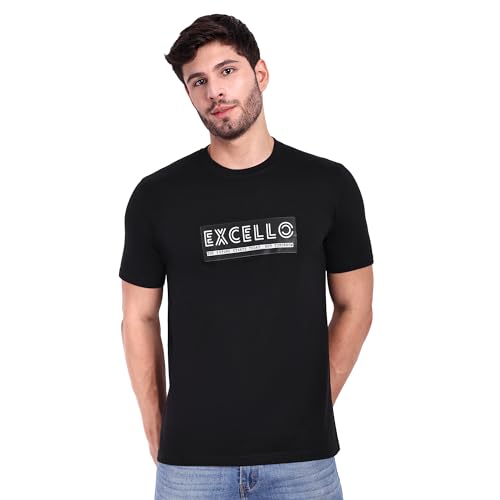 Image of EXCELLO Men's 100% Pure Cotton T-Shirt || Super Soft, Breathable, Premium Material.