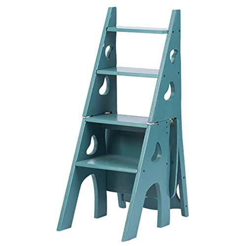 Escalera multifuncional portátil y soporte de plantas decorativo para salones pequeños 2