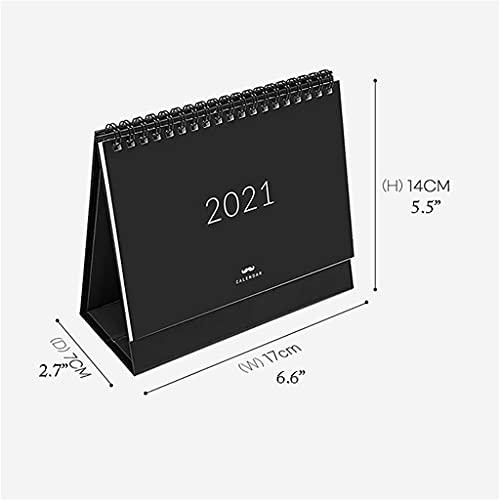 Bureau kalender 2021 Staande Desk-kalenders Maand Desktop Stand-up Kalender Kleine Maandelijkse Desk-kalender voor… - Image 3