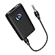 Ankilo Bluetooth Adapter Audio, 2 in 1 Bluetooth Sender Empfänger, 5.3 Transmitter Receiver Klinke 3,5mm AUX für Kopfhörer, Lautsprecher, Auto, TV,Typ-C Aufladung