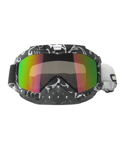 CRG Sports Motorcycle Goggle Motocross ATV Dirt Bike Off Road Racing Goggles for Man, Woman, Adult