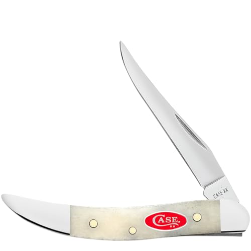 Case XX WR Pocket Knife Natural Bone - Smooth Small Texas Toothpick Item #14024 (610096 SS) 3 inches Closed
