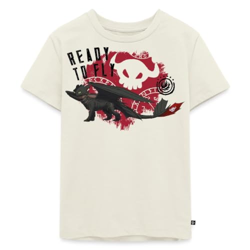 T-shirt enfant Dragons anti-irritation pour peau sensible
