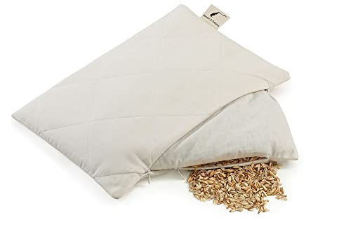 Almohada de cáscara de espelta orgánica Dream & Dreams | Totalmente natural 30 x 40 cm