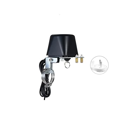 Sprinklertimer Tuya WiFi/ZigBee Smart Valve Controller for vattengasledning Automatisk stängd PÅ Av kompatibel med Alexa Google Assistant Vattensprinkler för gräsmatta (Color : WiFi UK)